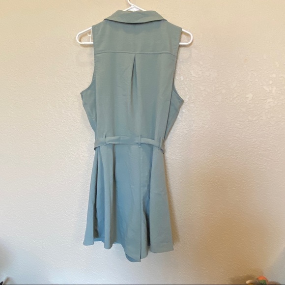 NWT TRIXXI clothing company Romper Francesca's NWT green shorts wrap XL - Picture 6 of 6